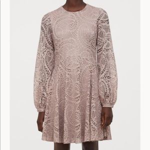 H&M Lace Skater Dress
